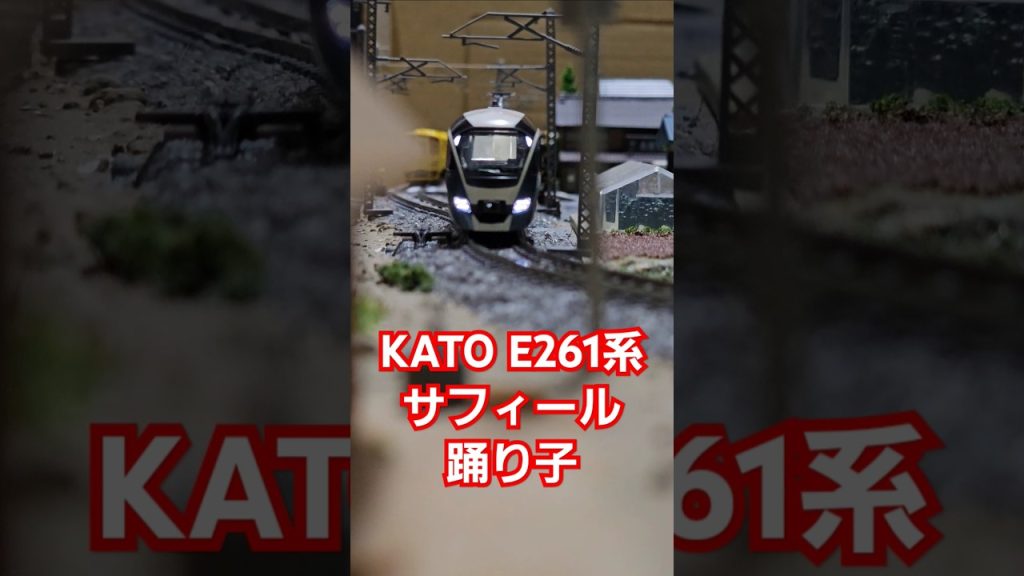 KATO E261系サフィール踊り子#nゲージ #train #kato鉄道模型 #shorts #水平アングル