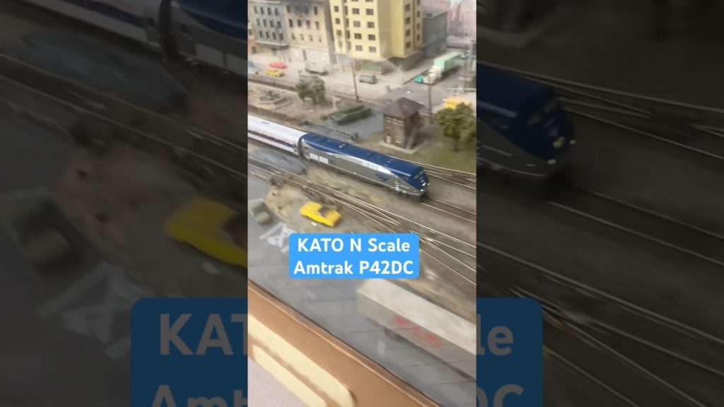 KATO N Scale Amtrak P42DC #shorts #kato #nscale #amtrak #passengertrain #modeltrains #p42dc