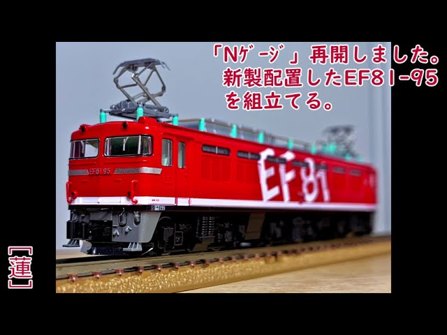 Nｹﾞｰｼﾞ再開しました。　⑤新製配置した　EF81-95　を組立ててみる。