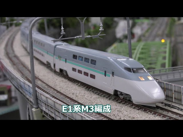 Nゲージ新幹線動画　個別編成特集Vol.8　～E1系M3編成～