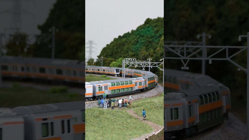 【グランド中央線&サロ甲種】 ▼N-scale model, J.R. E233 Chuo Line (incl. Green Car). #TOMIX #KATO