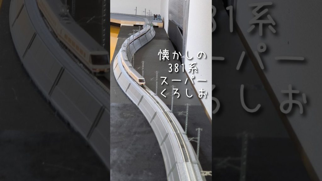 【Nゲージ】懐かしの381系　特急スーパーくろしおが行く
