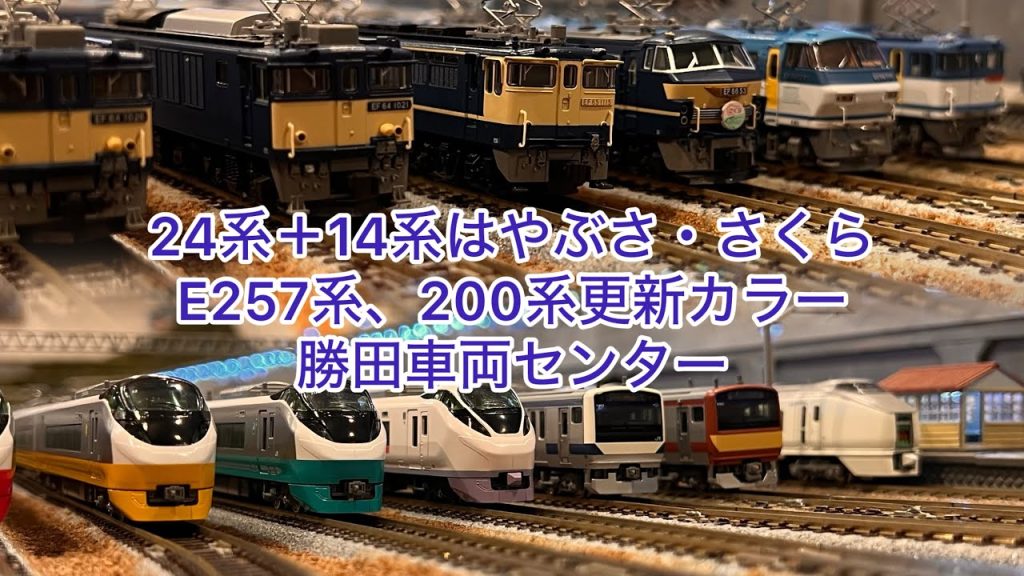 【Nゲージ】651系、E531系、EF66牽引24系＋14系はやぶさ・さくら、E657系、EF64-1000重連タキ、E257系2000.2500番台、200系更新カラー