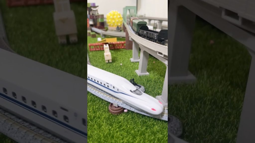 新幹線と貨物列車！ミニN700s積載チャレンジ！#nゲージ #新幹線 #shinkansen #鉄道模型 #japanrail #n700s