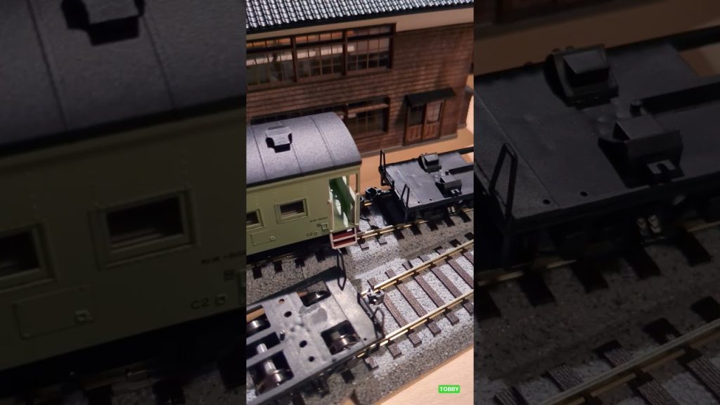 Tomix タキ3000 純正連結器 とKadee148 で連結訓練♪♪ HOゲージ