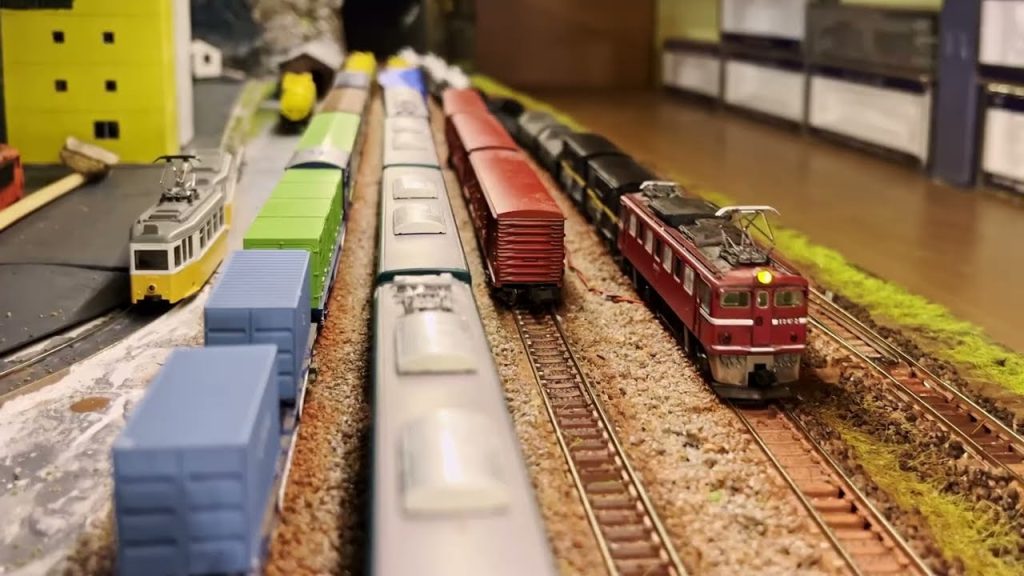 Tomix N scale ED61 DCC converted test run