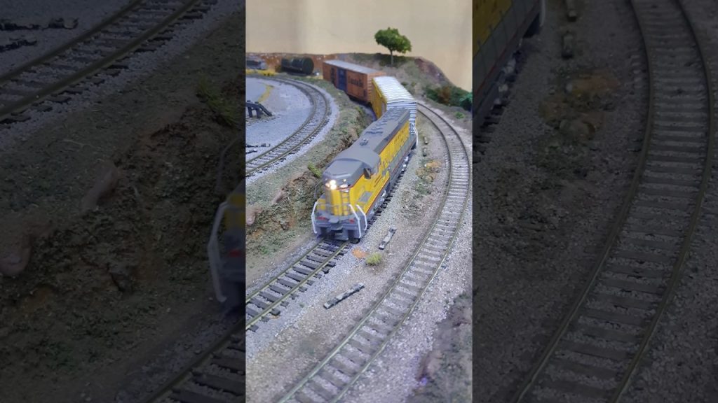 UP e Santa Fé Unidos na AMFEC – United at AMFEC #railways #trains #modeltrains #railroad #trem #ho