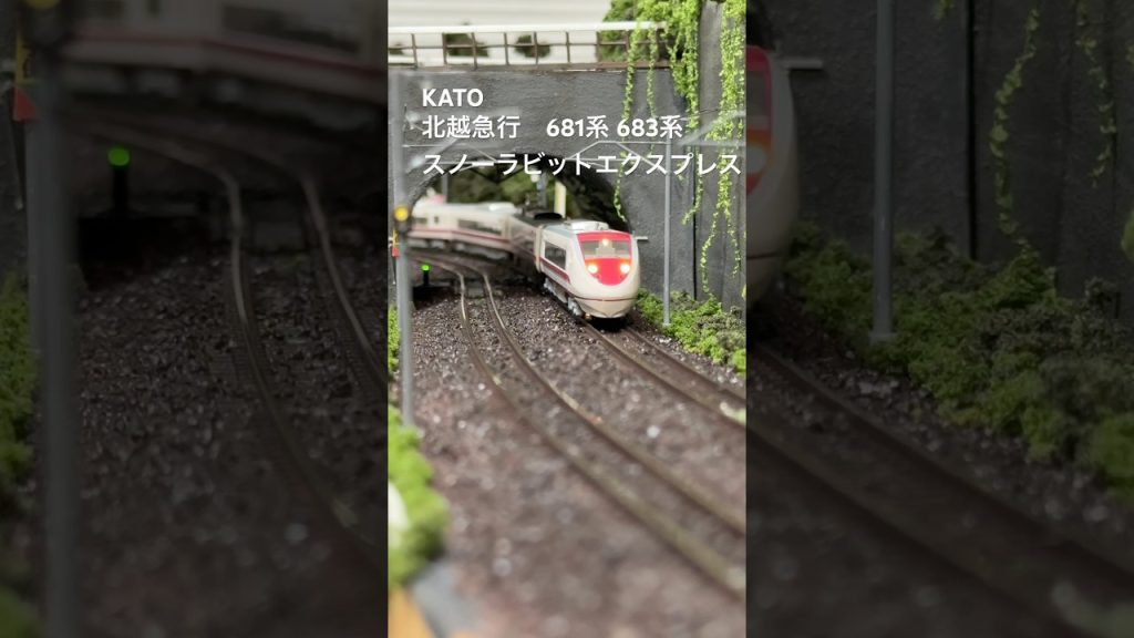 kato 北越急行　681系683系 スノーラビットエクスプレス　#nゲージ #鉄道模型 #train #レイアウト
