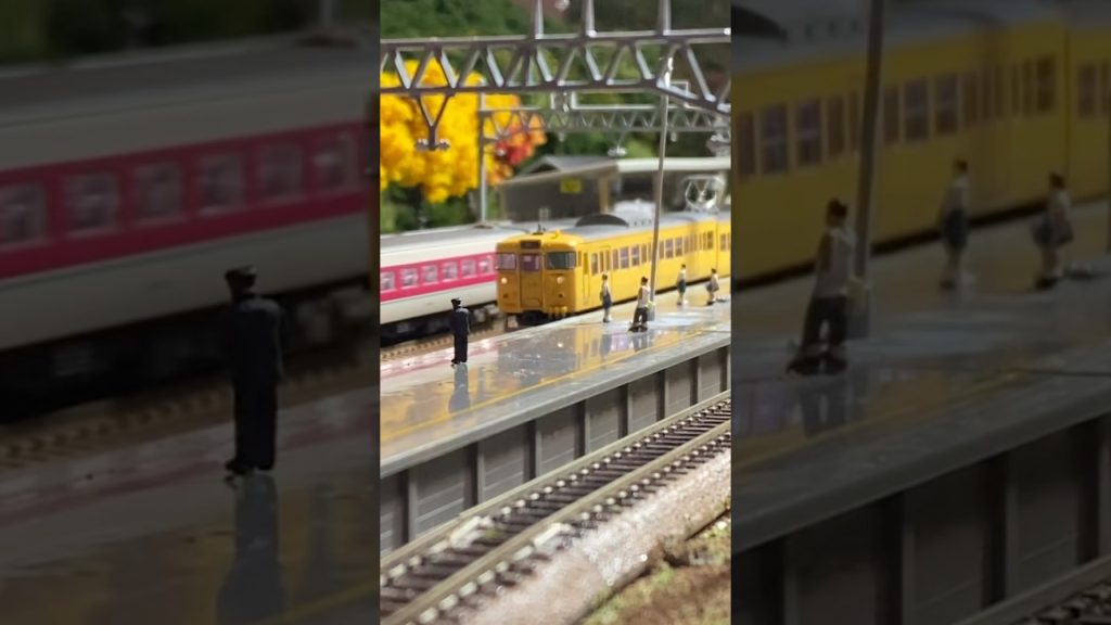 伯備線のとある駅にて #kato  #nゲージ #tomix #伯備線