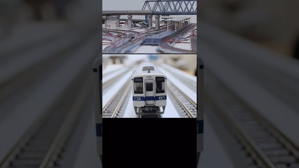 5 共走 東武鉄道 8000系(更新車) ジャスミンホワイト・ロイヤルブルー・リフレッシュブルー塗装 & セイジクリーム色 TOBU RAILWAY 8000 series ＃train