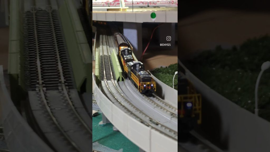 DD200重連してみた🤩 #tomix #kato #nゲージ #鉄道模型とカレー焼き