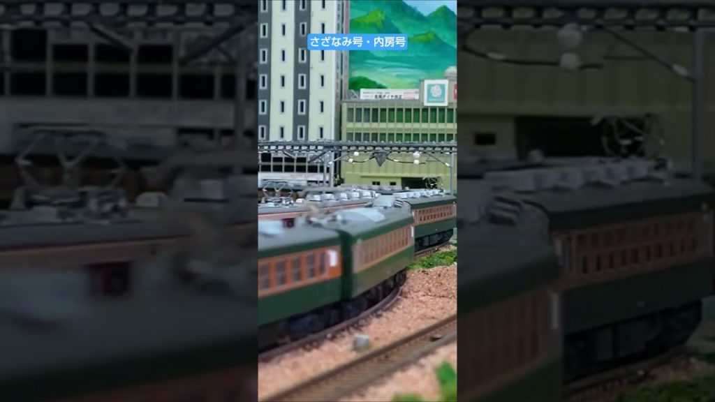 L特急さざなみ号・急行内房号#鉄道#train#nゲージ