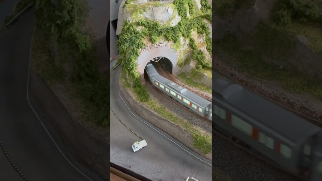 Nゲージ 城鎮- 行駛中（逆行） KATO 10-1597東武鐵道 東武晴空塔線 50050型電車（模型）出隧道@玩軌運轉🚄🛤️