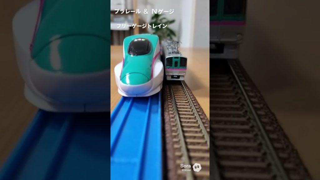 プラレールとNゲージ #sora2