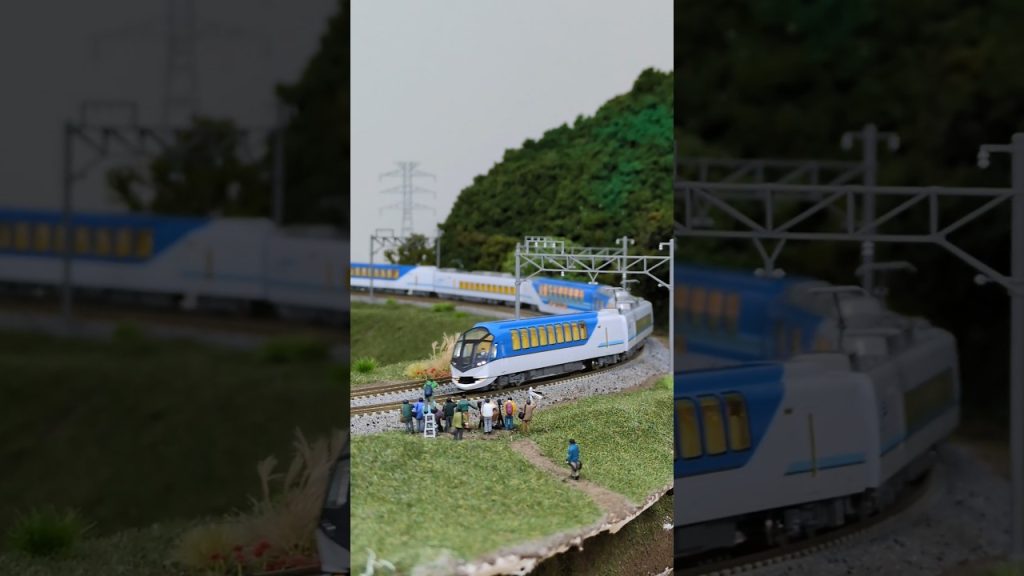 #しまかぜ #近鉄 ▼TOMIX N-scale model, Kintetsu Corporation Series 50000 “SHIMAKAZE”.