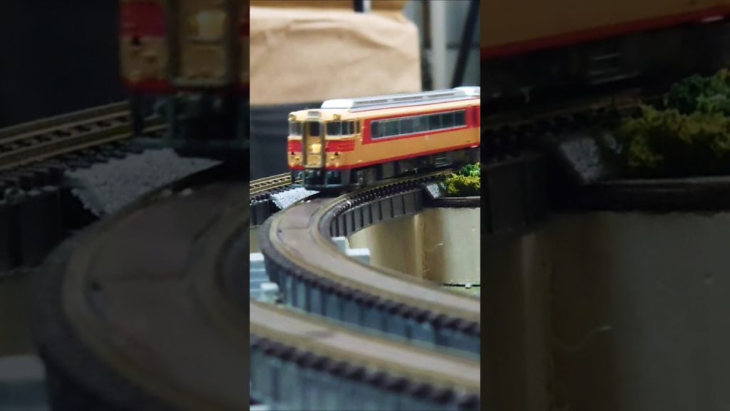 #nゲージ鉄道模型 #名鉄キハ8000系 #名鉄北アルプス#ミュージックホーン #再現してみた  #備後西城駅 #shorts